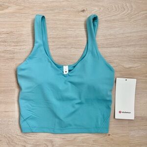NWT Lululemon Align Tank Tidal Teal, size 4